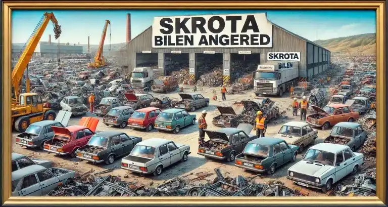 Skrotbil i Angered hämtas och återvinns med ersättning och smidig process